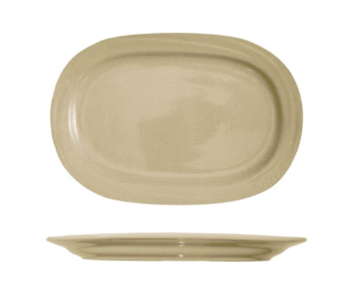 International Tableware NP-12 10-3/8" x 7-1/2" Platter | Case of 24