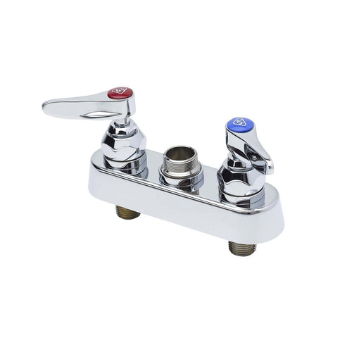 T&S Brass B-1110-LN 4" Center Deck Mount Workboard Faucet - Less Nozzle