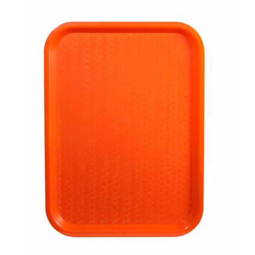 Winco FFT-1216O 12" x 16" Fast Food Tray | Orange