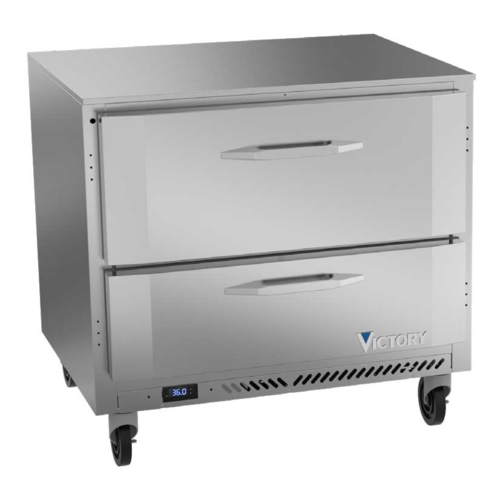 Victory VURD32HC-2 Undercounter Refrigerator
