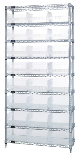 Quantum WR9-209CL Shelving Unit, Wire