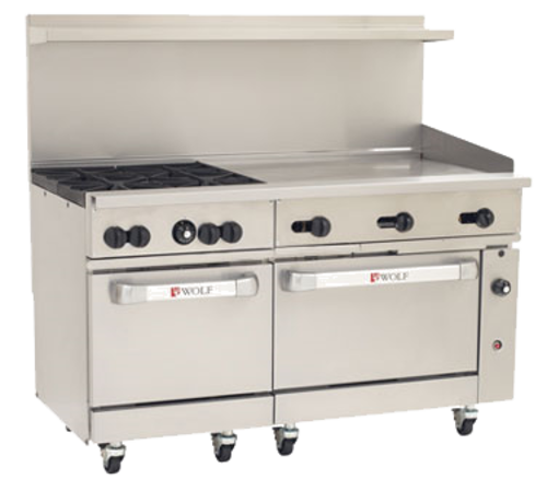 Wolf C60SC-4B36G 60" Gas Range
