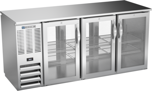 Beverage Air BBN72HC-FG-PT-B Back Bar Cooler