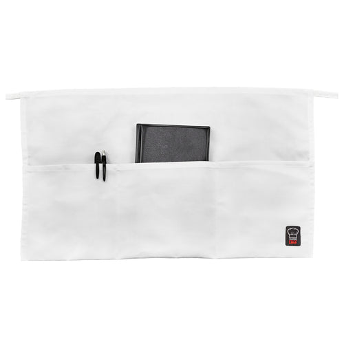 Winco WA-1221W 3 Pocket Waist Apron | White