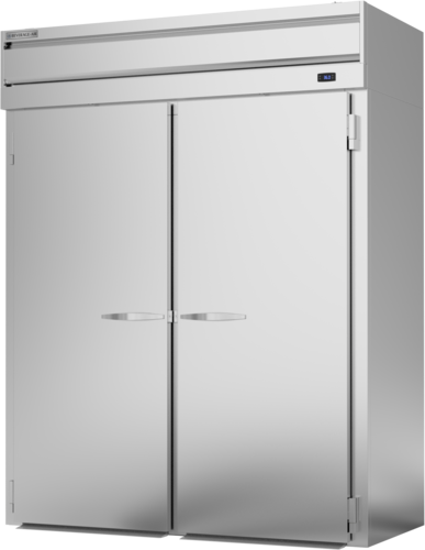 Beverage Air PRI2XTHC-1AS 69" Extra Tall 2-Solid Door Roll-In Refrigerator | 70.84 Cu. Ft.