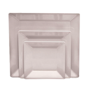 Thunder Group 8-1/8" Square Passion White Melamine Plate | Model No. PS3208W