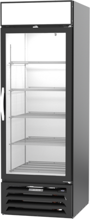 Beverage Air MMF23HC-1-B 27.25" 1 Glass Door Black Reach In Merchandiser Freezer | 23.32 Cu. Ft.