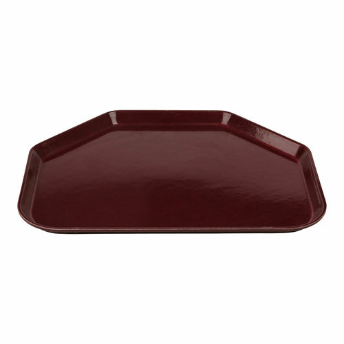 Cambro 1418TR Camtray Fiberglass Trapezoid Cafeteria Tray | 14" x 18"