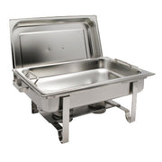 Winco C-2080B Get-A-Grip 8 Qt. Full Size Chafer