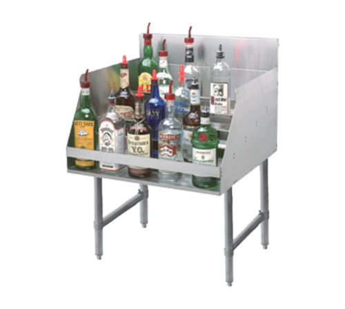Advance Tabco LD-2118-X 24" x 18" 5 Step Liquor Bottle Display Unit | 20 Bottle Capacity