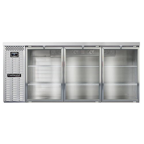 Continental Refrigerator BB79NGD Back Bar Cabinet, Refrigerated