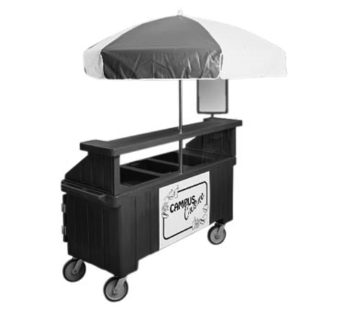 Cambro CVC72 Camcruiser 3 Full Sized Well Vending Cart | 74-1 ⁄4" x 31-3/4"