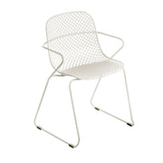 Grosfillex US137710 Ramatuelle '73 Outdoor Armchair | Creme Absolut