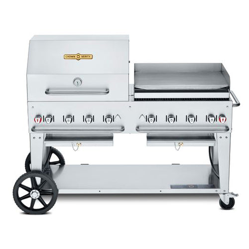 Crown Verity CV-MCB-60-SI50/100-RGP Outdoor Charbroiler