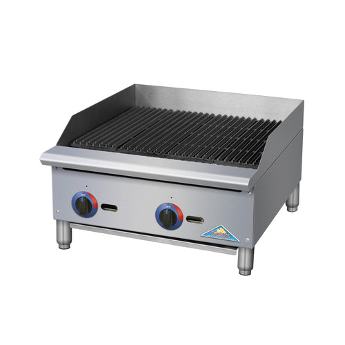 Comstock Castle BR48 48" Manual Gas Countertop Charbroiler | 140,000 BTU