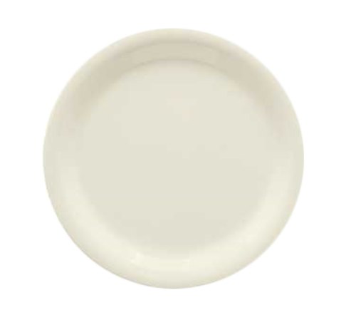 G.E.T. NP-10-DI Diamond Ivory 10-1/2" Ivory Melamine Plate | Case of 12