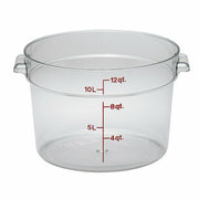 Cambro RFSCW12135 Camwear 12 qt. Round Storage Container