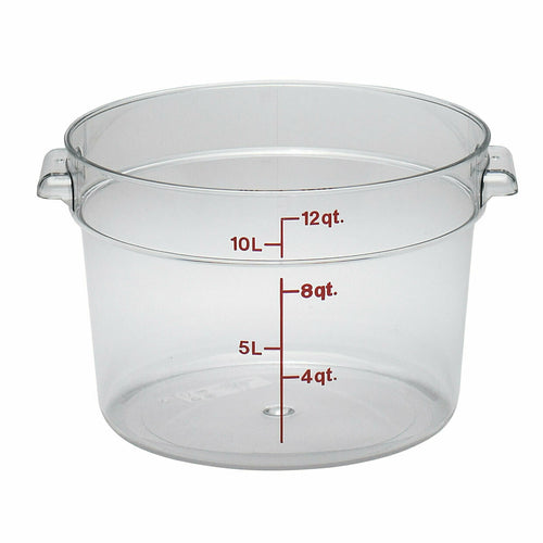 Cambro RFSCW12135 Camwear 12 qt. Round Storage Container