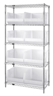 Quantum WR5-270CL Shelving Unit, Wire