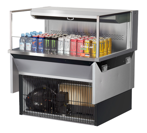 Turbo Air TOM-36L-UF-W(B)-1SI-N Refrigerated Display Case