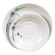 Thunder Group 1350BB Blue Bamboo 5 1/8" Soup Plate | Case of 12
