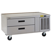 Delfield F2956CP 56" 2-Drawer Low-Profile Chef Base Refrigerator | 4-Pan Capacity