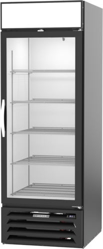 Beverage Air MMR23HC-1-W 27.25" 1 Swing Glass Door White Merchandiser Refrigerator | 23.32 Cu. Ft.