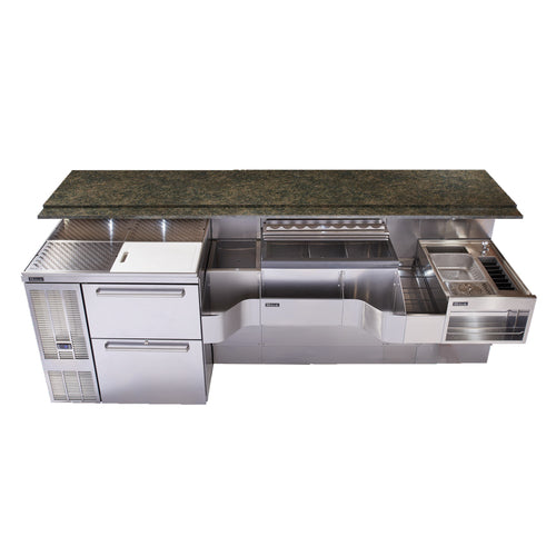 Perlick PTE68-C-WF Underbar Combo Sink