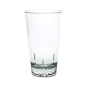 Thunder Group 16 oz. Starburst Base Clear Polycarbonate Mixing Glass | Model No. PLTHMG016C