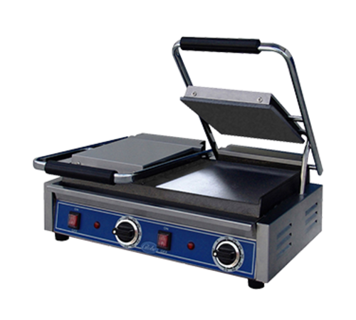 Globe GSGDUE10 20" Dual Smooth Cast Iron Sandwich Grill