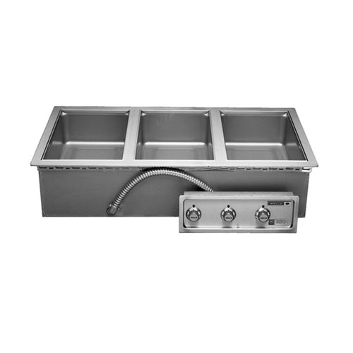 Wells MOD-300TDM 3-Pan Drop-In Hot Food Well | 1240/1650 Watts