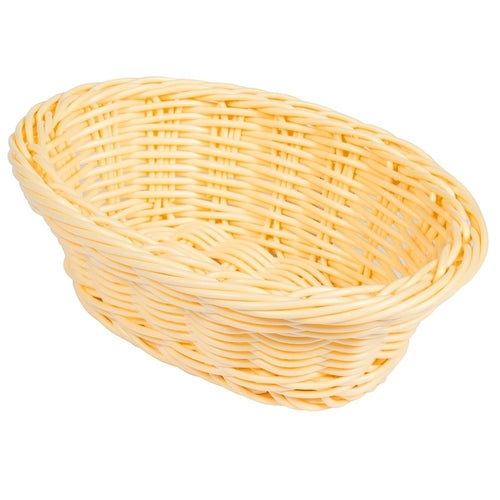G.E.T. WB-1504 9-1/4 x 6-3/4" Oval Polyweave Basket