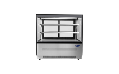 Atosa RDCS-48 48" Square Refrigerated Display Case | 15.1 Cu. Ft.