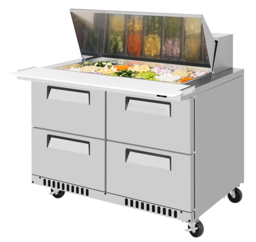 Turbo Air TST-48SD-18-D4-FB-N Mega Top Sandwich / Salad Prep Table