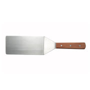 Winco TN48 8" x 4" Stainless Steel Turner w/ Long Handle