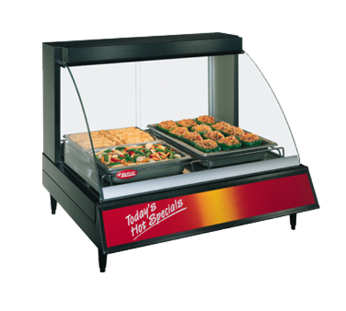 Hatco Glo-Ray GRCD-2P 33" 2 Pan Heated Countertop Display Case