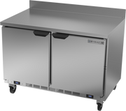 Beverage Air WTRF48AHC 48" 2 Door Dual Temp Worktop Refrigerator/Freezer | 10.62 Cu. Ft.