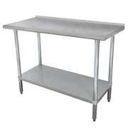 Advance Tabco SFLAG-244-X Stainless Steel Work Table w/ 1-½" Backsplash | 48" x 24"