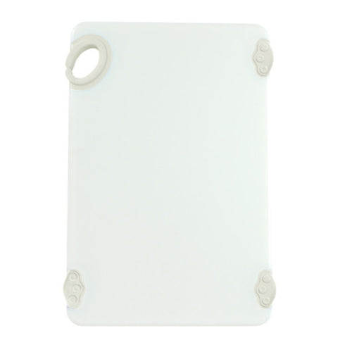 Winco CBN-1218WT STATIKBoard 12" x 18" Cutting Board | White