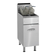 Imperial IFS-2525 25 Lbs. Gas Floor Split Pot Fryer | 140,000 BTU