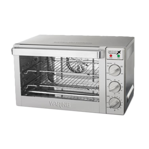 Waring WCO500X Electric Half-Size Countertop Convection Oven | 120 Volt