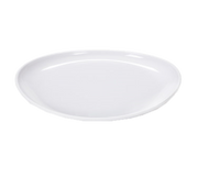 G.E.T. CS-6112-W Siciliano White 13-1/4 x 9-1/2" Oval Melamine Platter | Case of 12