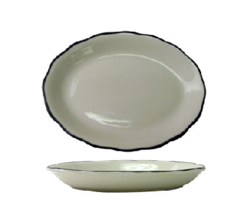 International Tableware SY-33 7" x 5-1/4" Platter | Case of 36