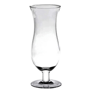 Thunder Group 16 oz. Clear Polycarbonate Hurricane Glass | Model No. PLTHHC016C