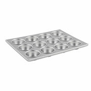 Winco AMF-12 12 Cup Aluminum Muffin Pan