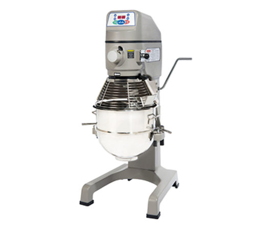 Globe SP30 31.7 Qt. 3 Speed Planetary Floor Mixer w/ Bowl Guard | 1 HP