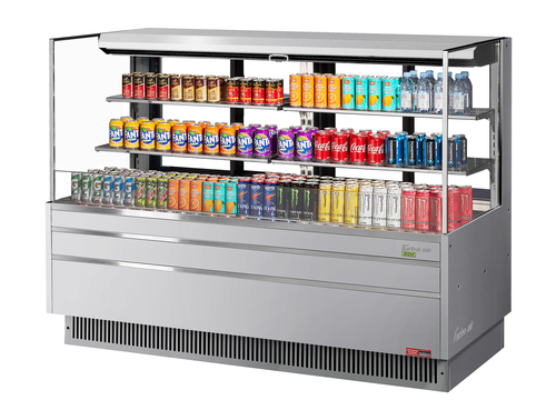 Turbo Air TOM-72L-UFD-W(B)-3S-N Open Air Merchandiser