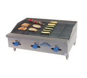 Comstock-Castle 3248RB 48" Countertop Gas Radiant Charbroiler | 120,000 BTU