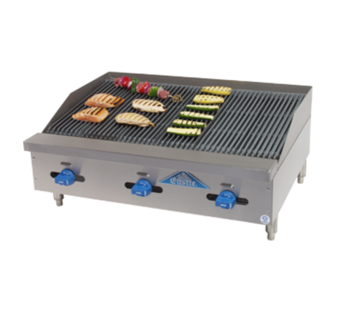 Comstock-Castle 3248RB 48" Countertop Gas Radiant Charbroiler | 120,000 BTU