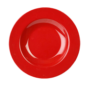 Thunder Group CR5811PR 11 1/4" Pasta Bowl, Pure Red 16 oz. | Case of 12
